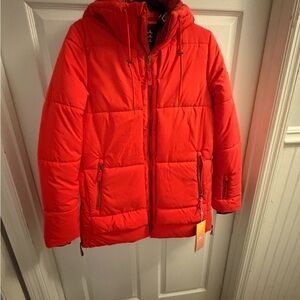 #101   NEW   O'Neill Red Women's Puffer Jacket